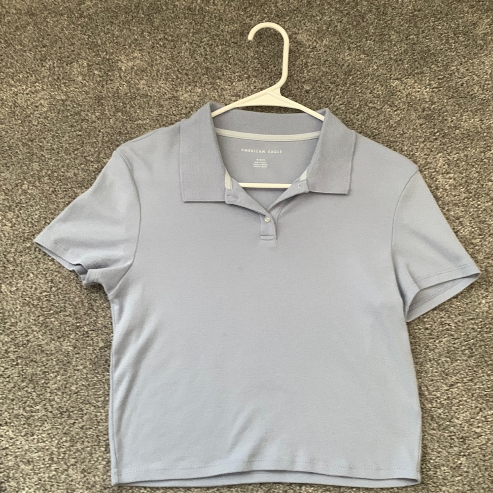American Eagle Polo Crop Top